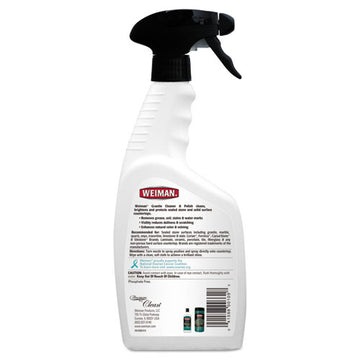 WEIMAN® Granite Cleaner And Polish, Citrus Scent, 24 Oz Spray Bottle, 6-carton freeshipping - TVN Wholesale